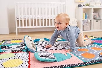 primeros pasos del bebe alfombra sensorial